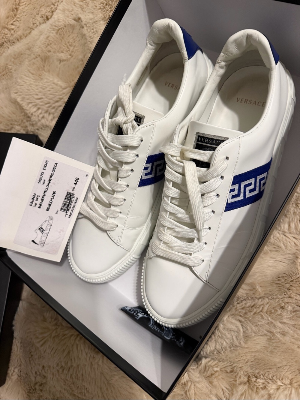 Versace Greca Sneaker 'Blue
White'